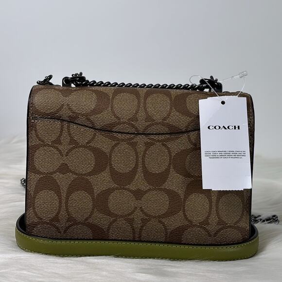 NWT Coach Mini Klare Crossbody In Signature Canvas Purse - Picture 4 of 7